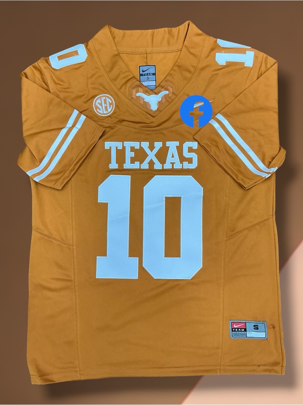 Texas Longhorns jersey Young size S